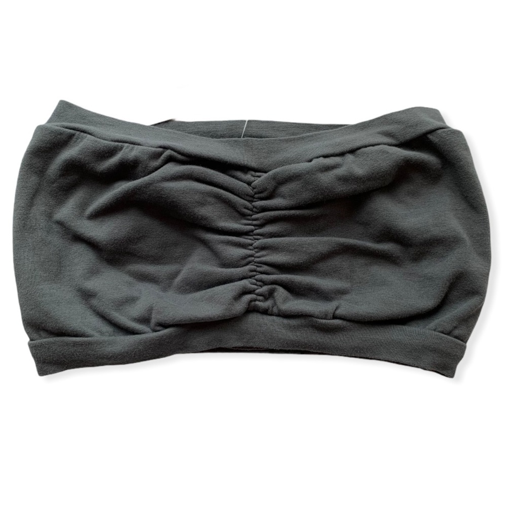 LA Made Gray Bandeau Bralette